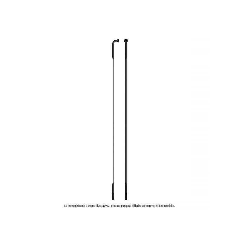 SAPIM 4 Radios Cx-Ray Inox J-Bend 242mm Negro - SAPIM | ARS Bike Parts