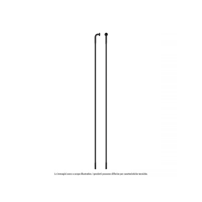 SAPIM 4 Radios Race Inox J-Bend 250mm Negro - SAPIM | ARS Bike Parts