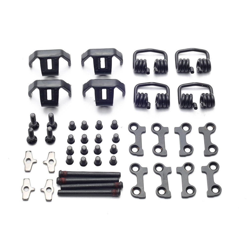 HT Components Despiece Completo Clips Enganche Pedales HT T1 (negro) - HT Components | ARS Bike Parts