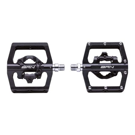 Pedales BRN Flat Dual Function Negro