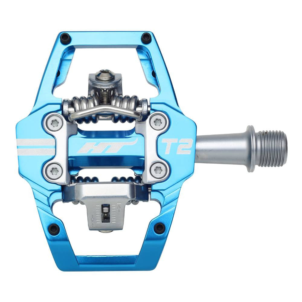 Pedales Enduro HT T2 (azul Marino)
