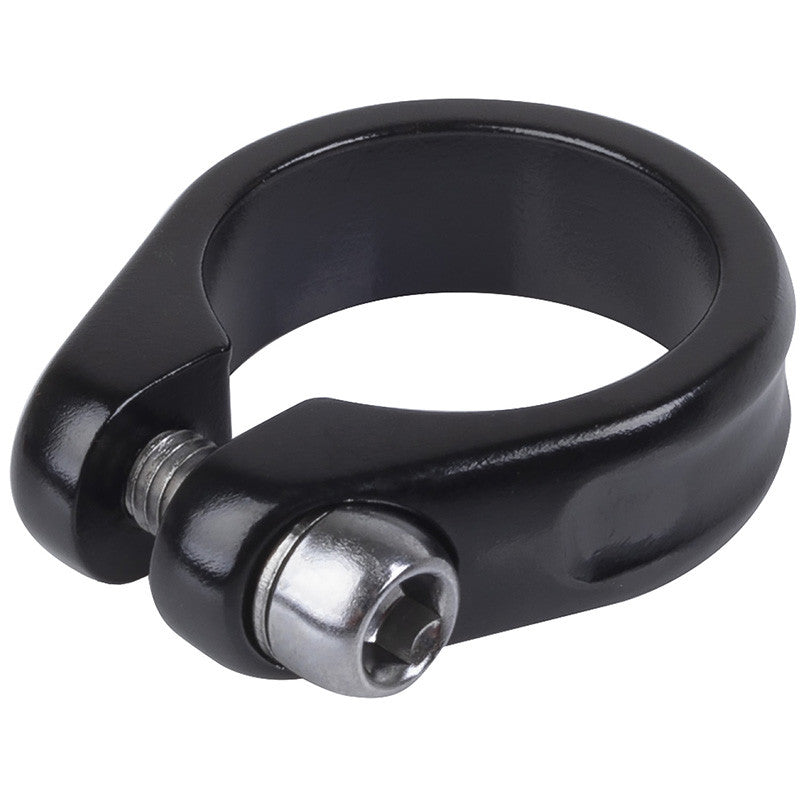Abrazadera Tija Sillín Negra 28.6 con Tornillo - VARIOS | ARS Bike Parts