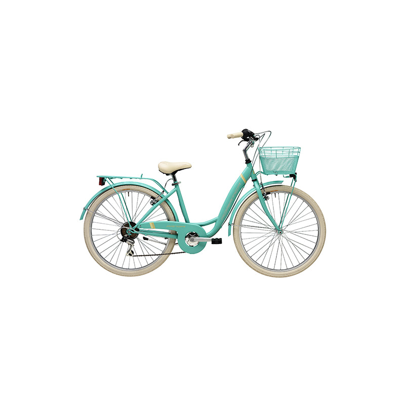 Adriatica Bicicleta Panda 26" Lady 6v Verde Mate - ADRIATICA | ARS Bike Parts