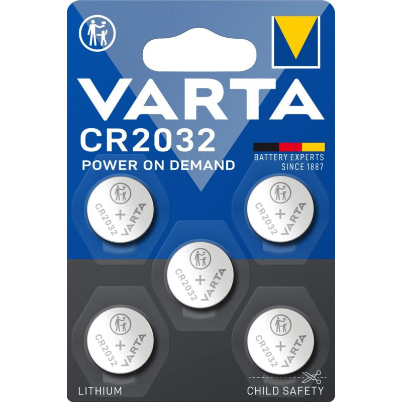 Blister 5 Pilas Litio cr-2032 Varta - VARTA | ARS Bike Parts