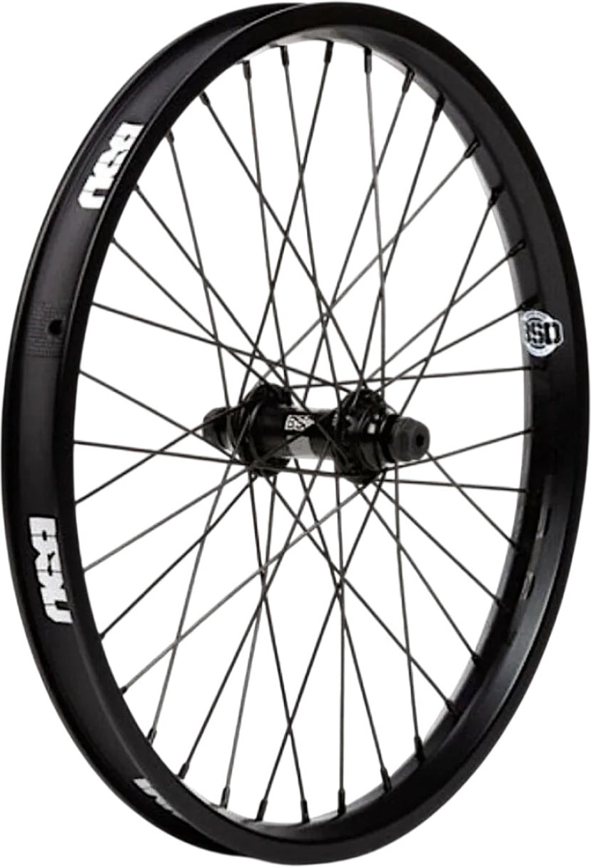 Rueda Delantera Bsd Swerve X Aero Pro Negra
