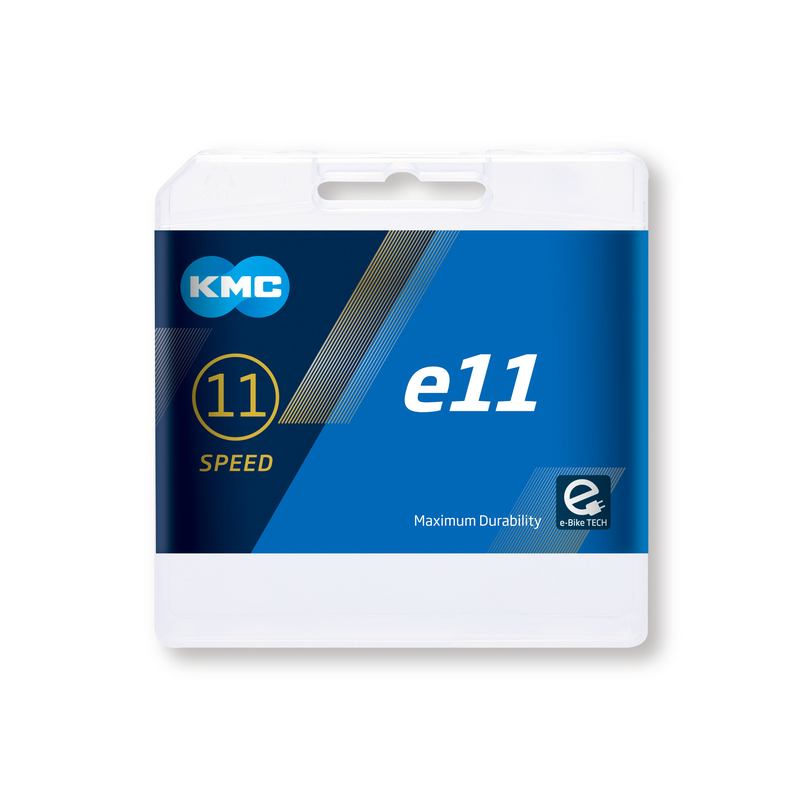 Cadena KMC E11 E-Bike 11v 122p Cromada