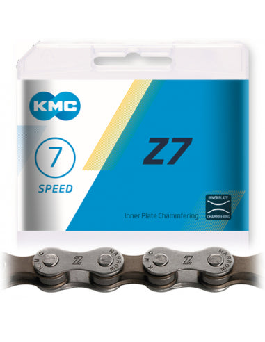 Cadena Kmc z7 Gris-Marron 114p 7v - KMC | ARS Bike Parts