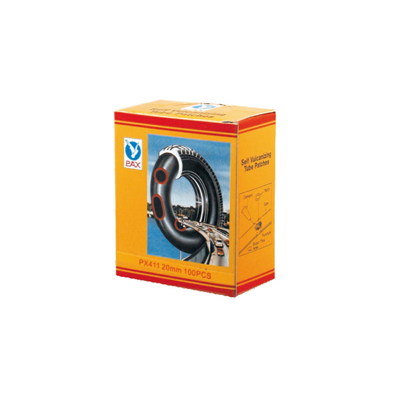 Pax Motive Caja 100 Parches Nº 00 (19mm) - PAX MOTIVE | ARS Bike Parts