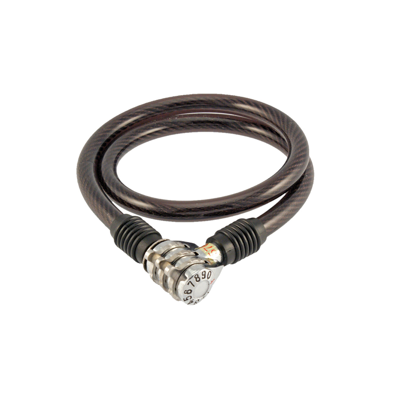Candado Cable Combinacion 10x650mm Negro WAG - WAG | ARS Bike Parts