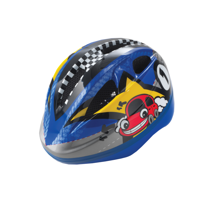 Casco Infantil Out-Mould Car Azul T.s WAG