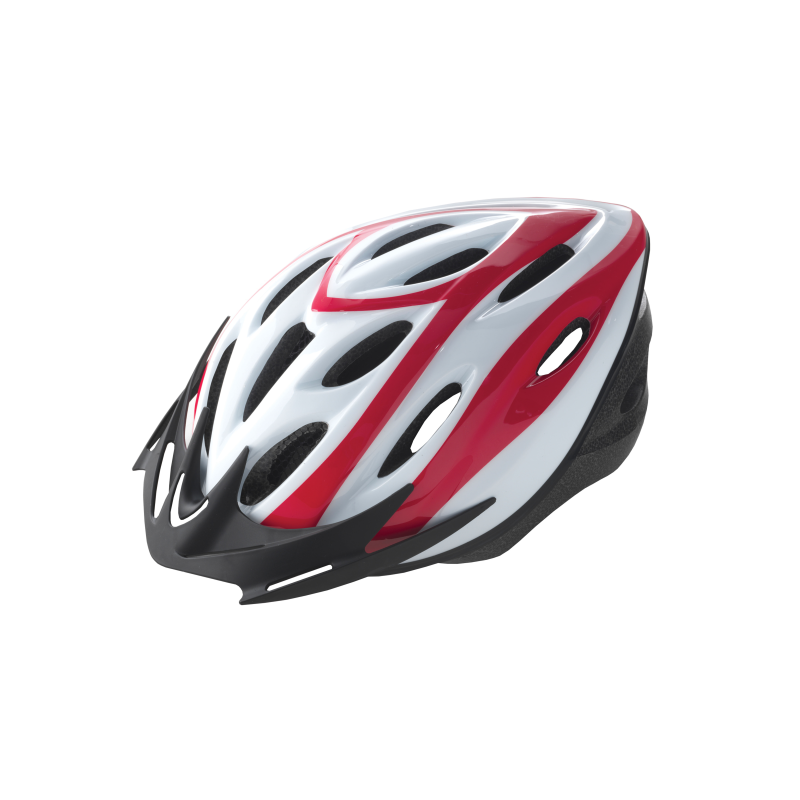 Casco Rider Out-Mould Blanco-Rojo T.m 54-58cm WAG