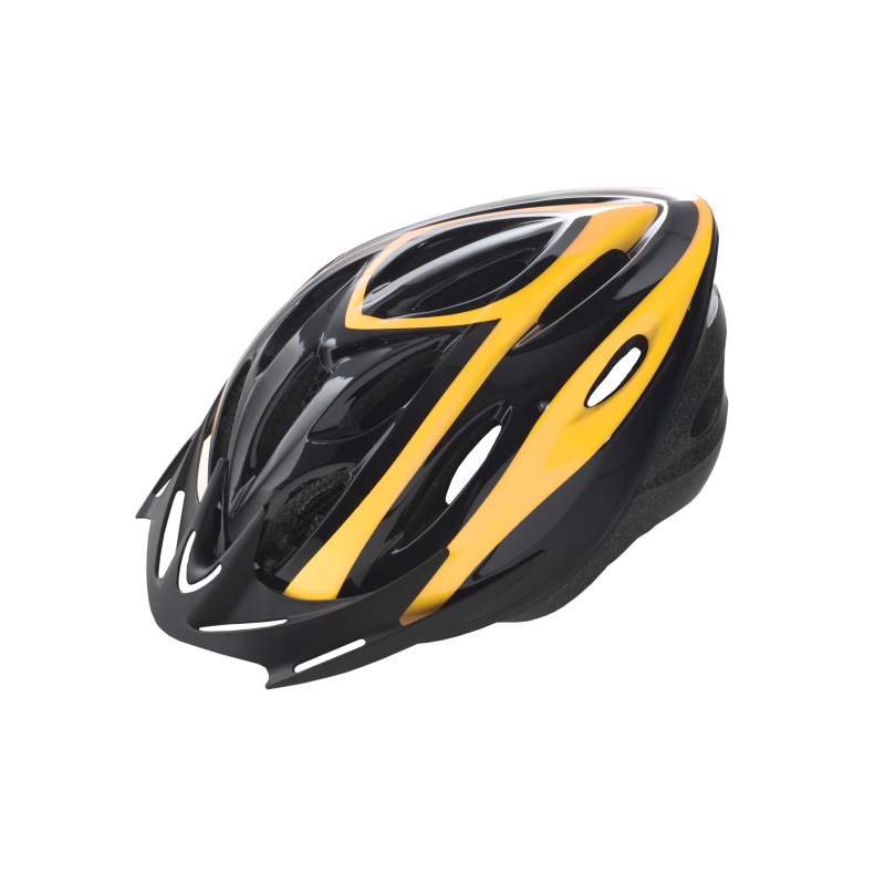 Casco Rider Out-Mould Negro-Amarillo Talla L 58-61cm WAG