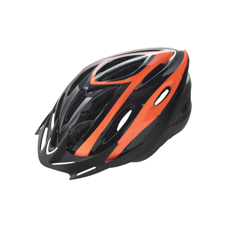Casco Rider Out-Mould Negro-Naranja T.m 54-58c WAG