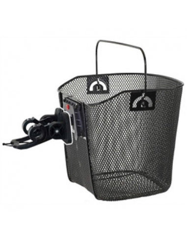 Easy Cesta Delantera Negra Soporte Desmontable - EASY | ARS Bike Parts