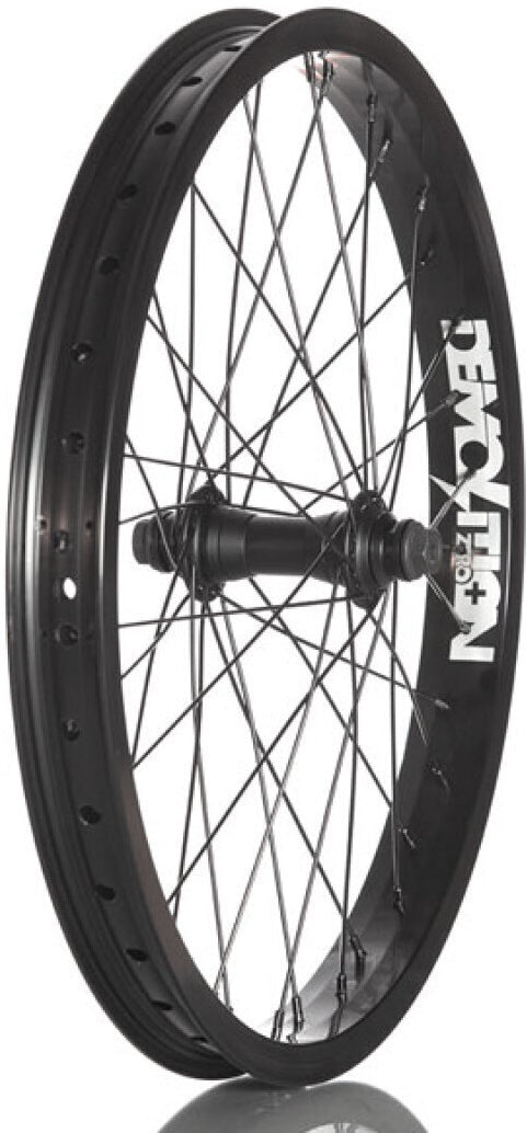 Rueda Delantera Demolition Pro Plus Negra, 20" Llanta Zero Plus, Buje Whistler Pro