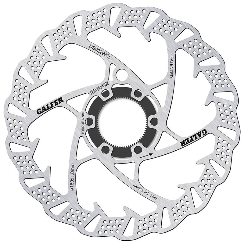 Disco 160mmx1.8mm Galfer Shark Center-Lock