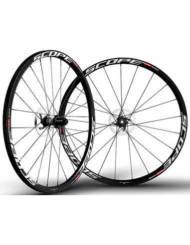 Jgo Ruedas Scope R3d Carbono Disco Cl Shimano Blanca