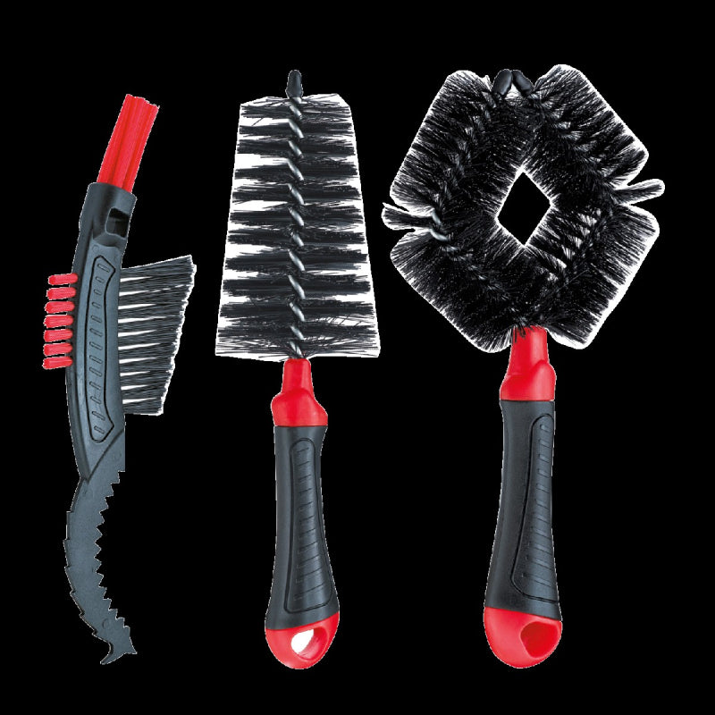 Kit De 3 Cepillos Weldtite Limpia Bicicletas