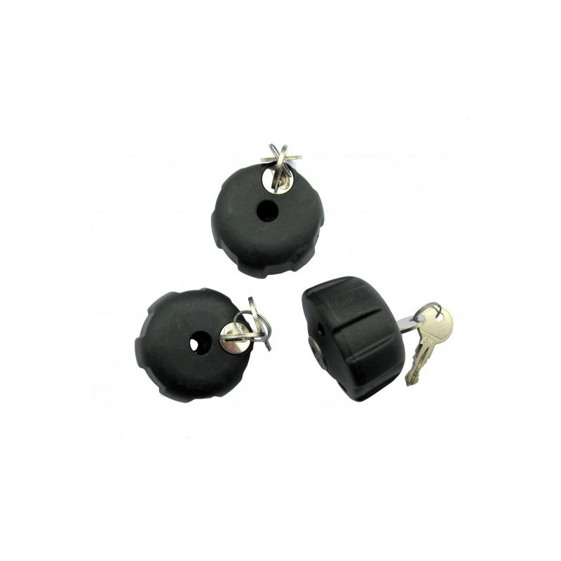 Peruzzo Kit de 3 Pomos Antirrobo con 2 Llaves - PERUZZO | ARS Bike Parts