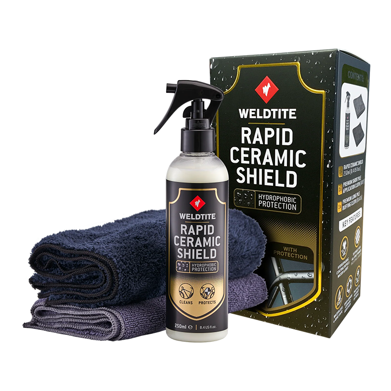 Kit De Protección Cerámica Rápida Weldtite 250ml (incluidos Dos Paños De Microfibra )