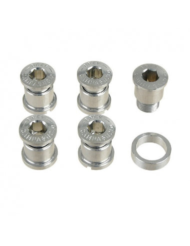 CAMPAGNOLO Kit Tornillos Plato Macho+ Hembra+espe.allen Plata - CAMPAGNOLO | ARS Bike Parts