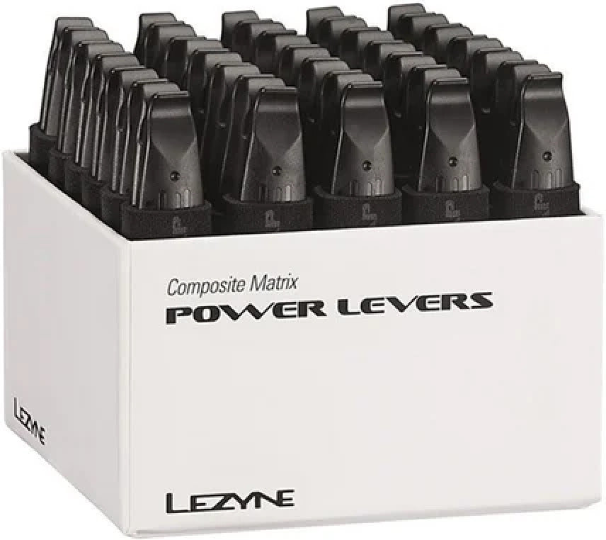 Desmontable de cubierta Lezyne, Power Lever con gancho para radio, Negro, Material compuesto, Caja expositora 30 uds.