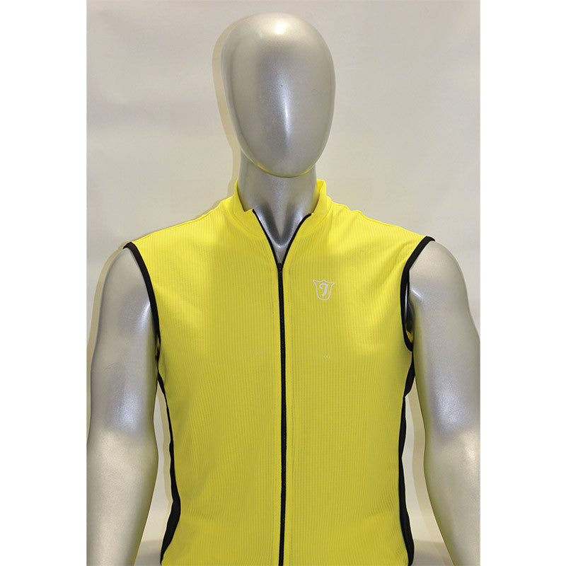 Maillot S/Mangas Cremallera Entera Amarillo XXL *