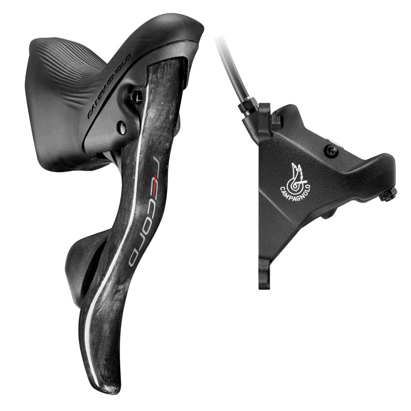 Maneta Freno/Cambio Campagnolo Record Ep Izquierda 2v 160mm Pinza Delantero Flat Mount Neg