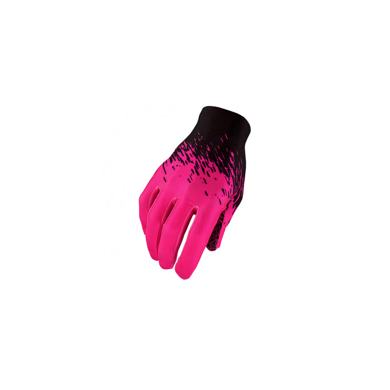 Guantes Largos Supacaz Negro-Rosa Neon L *