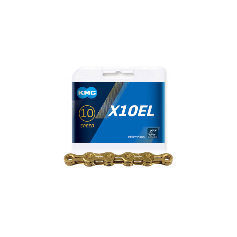 Cadena KMC X10 El Oro 114p 10v