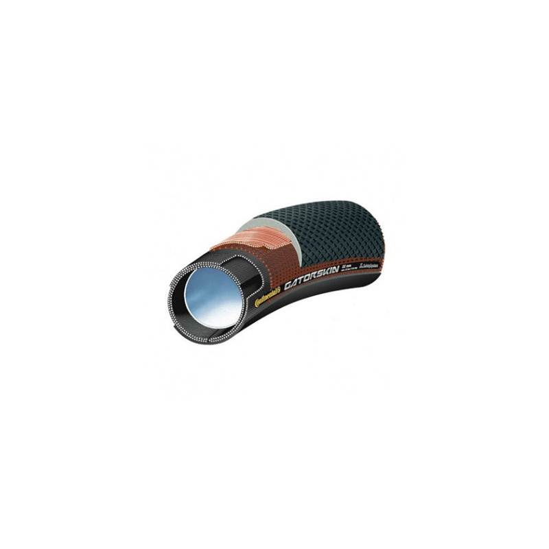 Tubular Continental Sprinter Gatorskin 25 Negro