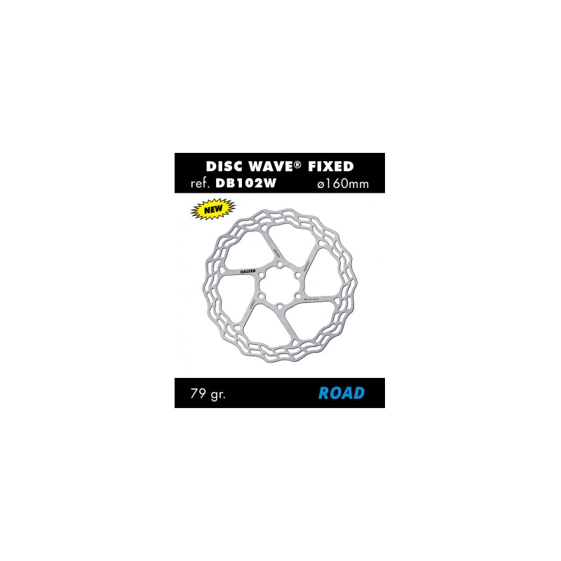 Disco 160mmx1.8mm Galfer Road 6 Tornillos
