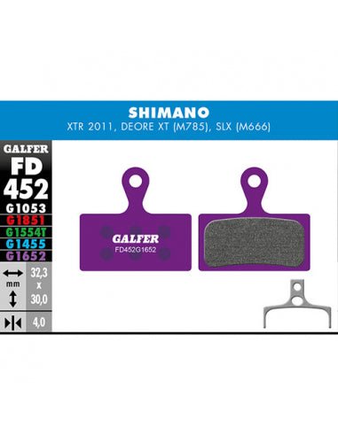 GALFER Bike Pastillas Fd E-BIKE SHIMANO XTR-SLX GALFER - GALFER BIKE | ARS Bike Parts