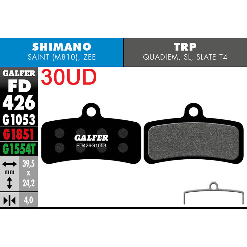 Pastillas Fd (pack 30 Pares) Fd426 G1053 Galfer