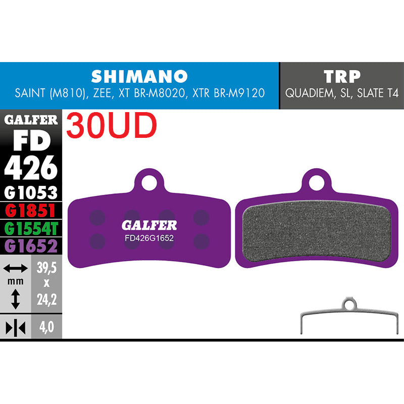 GALFER Bike Pastillas Fd (pack 30 Pares) fd426 g1652 GALFER - GALFER BIKE | ARS Bike Parts
