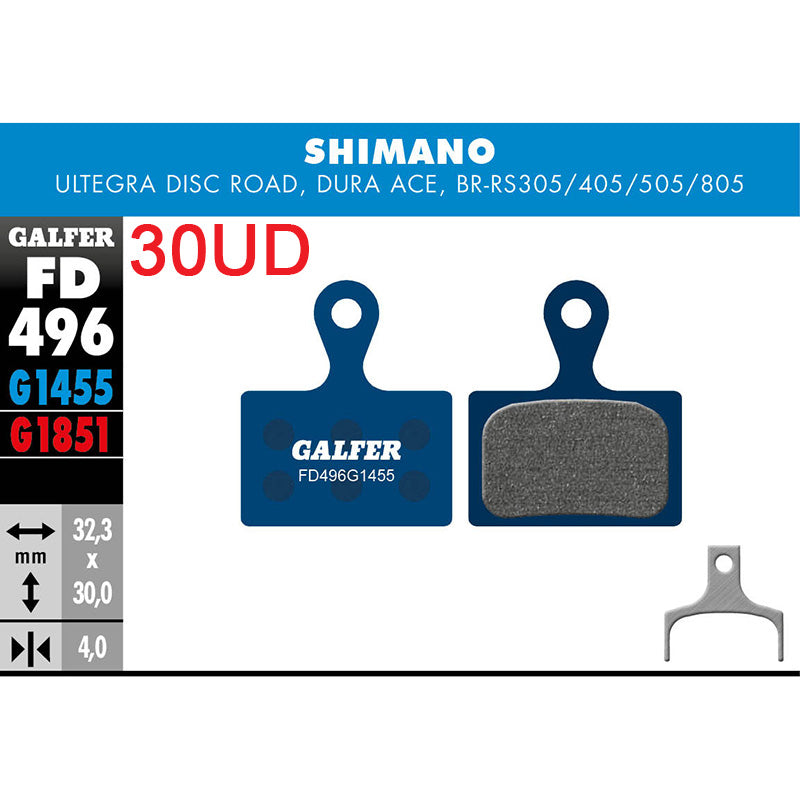 Pastillas Fd (pack 30 Pares) Fd496 G1455 Galfer