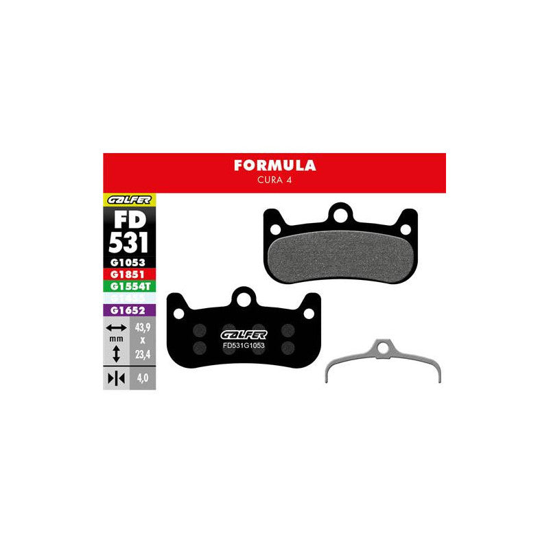 GALFER Bike Pastillas Fd Std Cura 4 - GALFER BIKE | ARS Bike Parts
