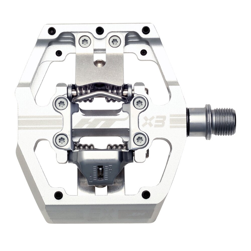 Pedales Descenso-Enduro HT X3 (plateados)