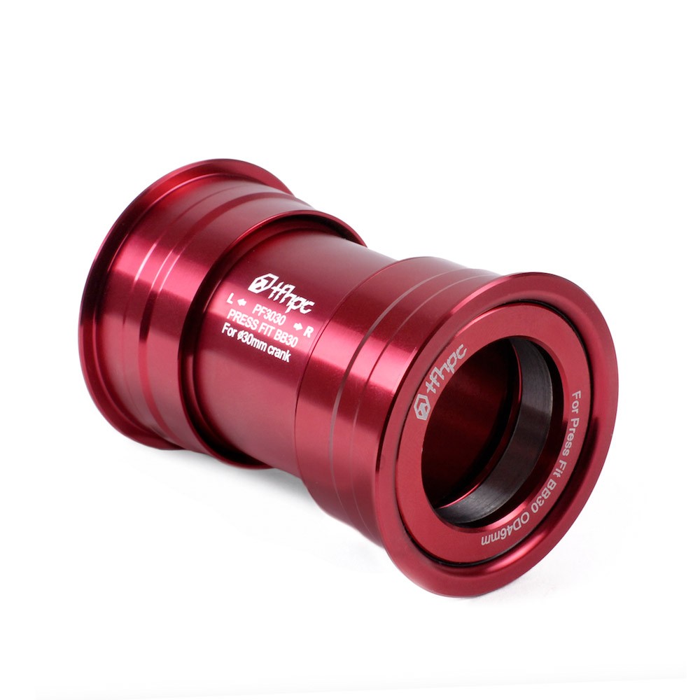 Pedalier Tfhpc Pf30 Aluminio Eje 30 Mm (rojo)