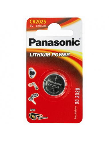 Pila cr2025 Panasonic (unidad) - PANASONIC | ARS Bike Parts