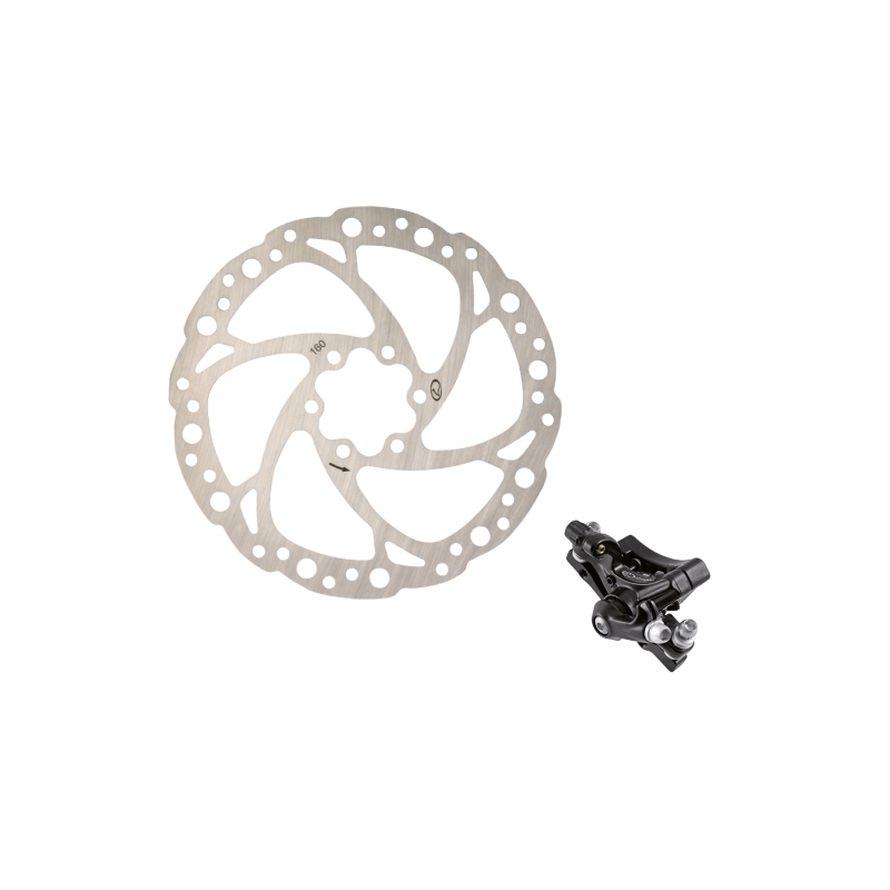 Logan Pinza Freno Disco Trasero Mecanica + Adaptador - LOGAN | ARS Bike Parts