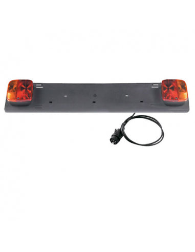 Placa Porta Matricula con Luces Peruzzo 7 Polos - PERUZZO | ARS Bike Parts