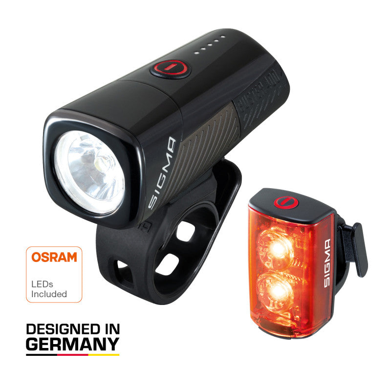 Sigma Set Buster 400 + Luz Trasera Buster rl80 USB - SIGMA | ARS Bike Parts
