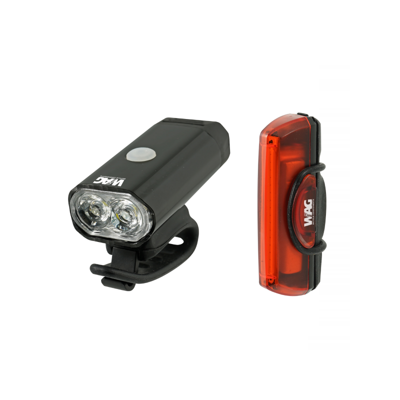 Set Faro Delantera+trasera 400 Lumenes Y 16 Leds Adventure WAG