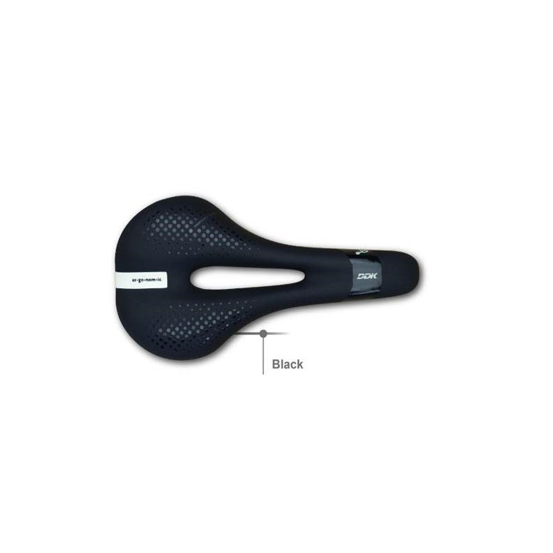 Sillín Ddk Racing Ergonomic Flow Negro Memory Foam - DDK | ARS Bike Parts