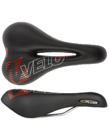 Sillín Velo Plush Trans Am Gel Negro Man Comfort - VELO | ARS Bike Parts