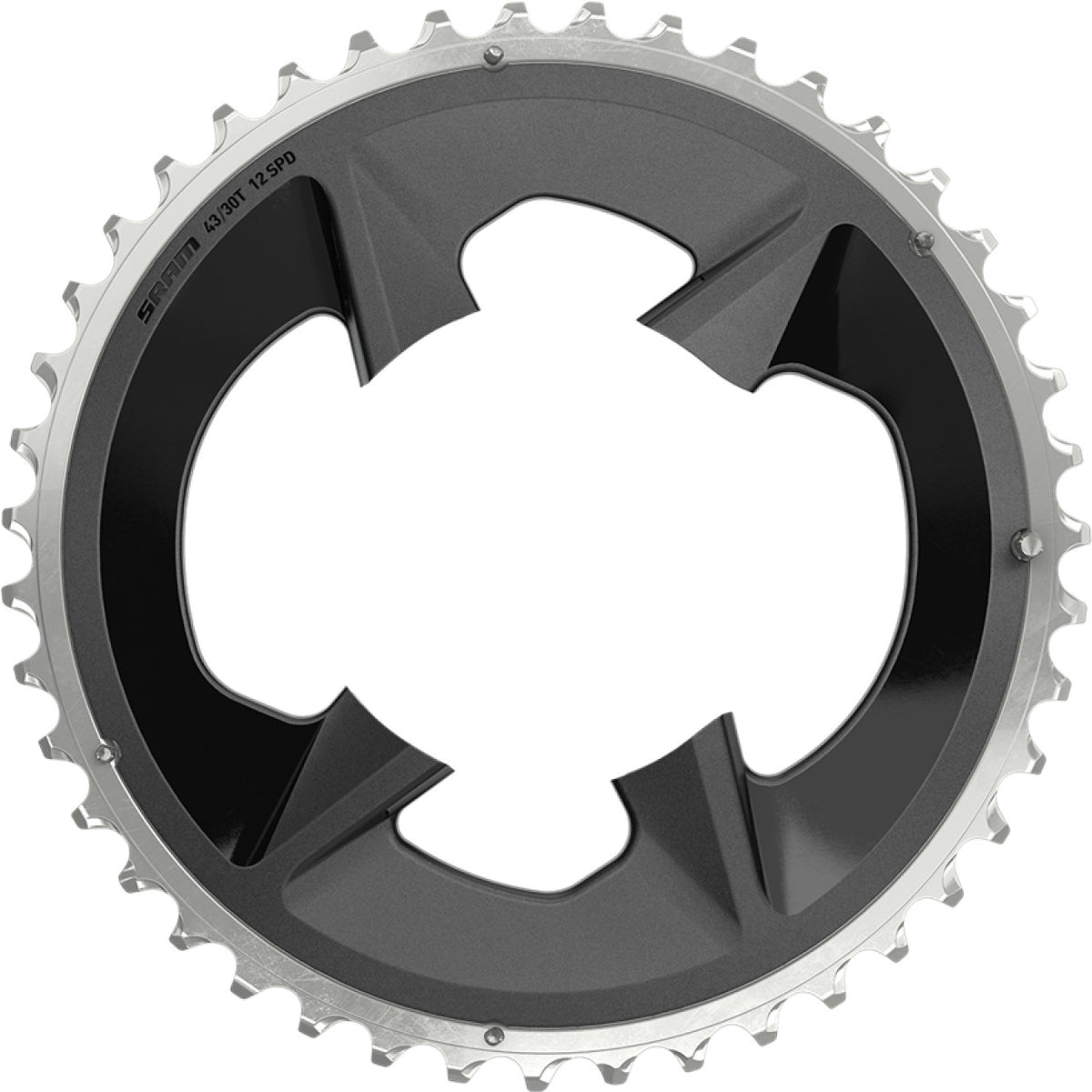 Plato Sram Road Force 43t Bcd:94mm, Alum., Gris 12 Velocidades, X-Sync