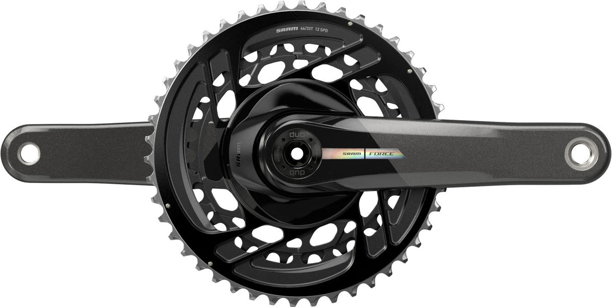 Juego de bielas SRAM Force 1x AXS 175mm, 40T, Iridescent sin pedalier, DUB