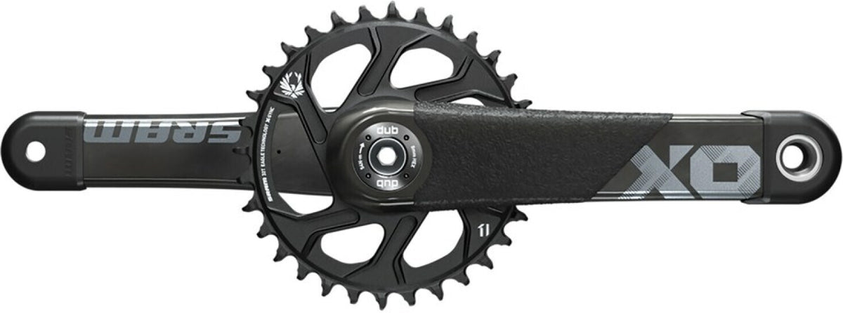 Juego De Bielas Sram X01 All Downhill Dub 165mm, 34t Dm Color: Negro