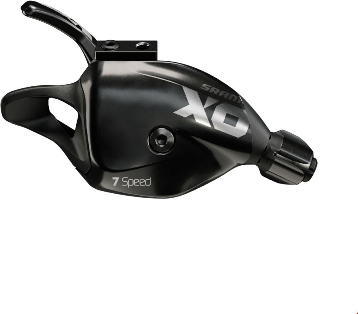 Mando de cambio SRAM X01DH Trigger 7V trasero con abrazadera discreta Negro A2